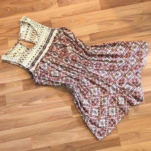 Sleeveless romper shorts